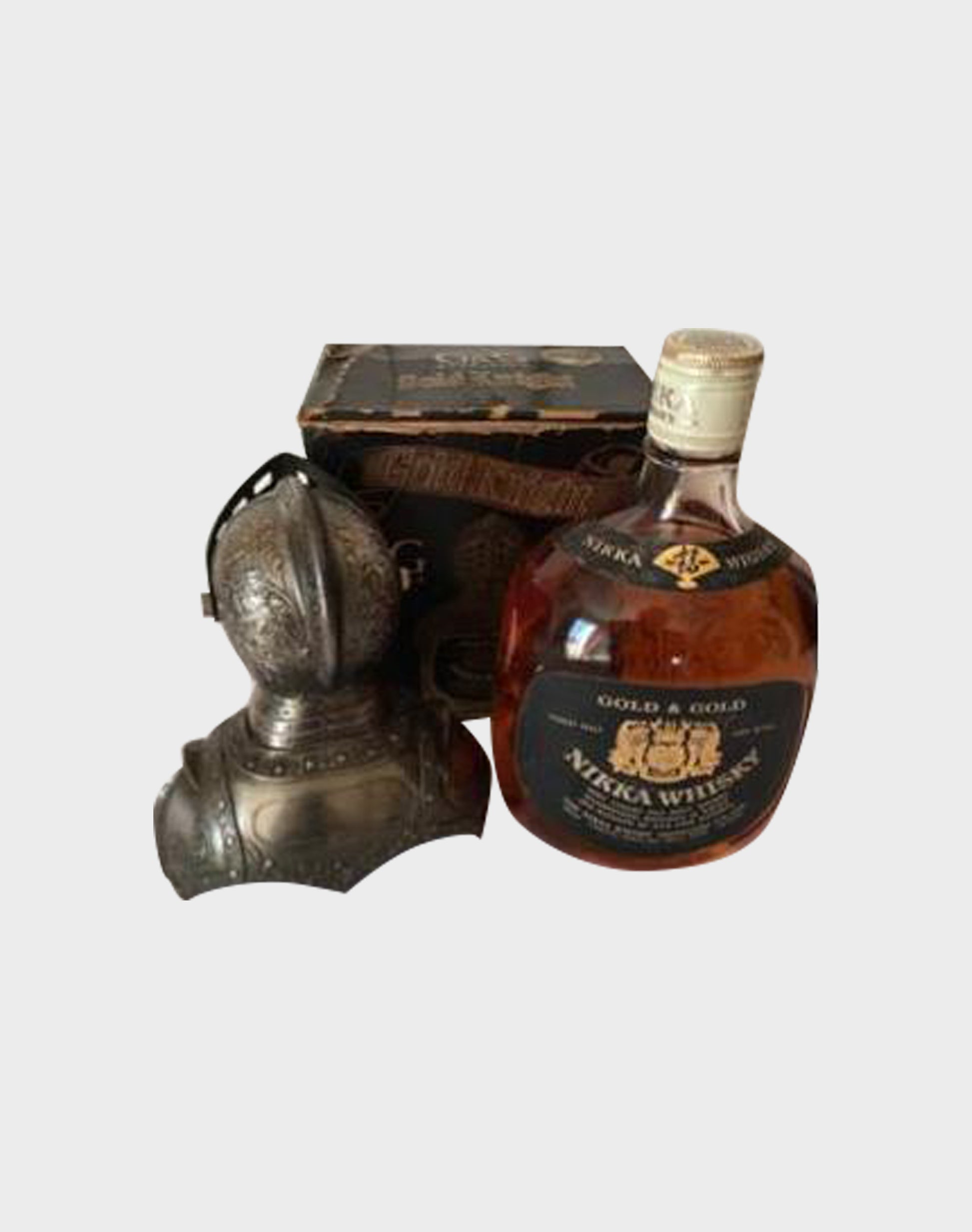 Nikka G&G Whisky Warlord Armor Figure Bottle Set