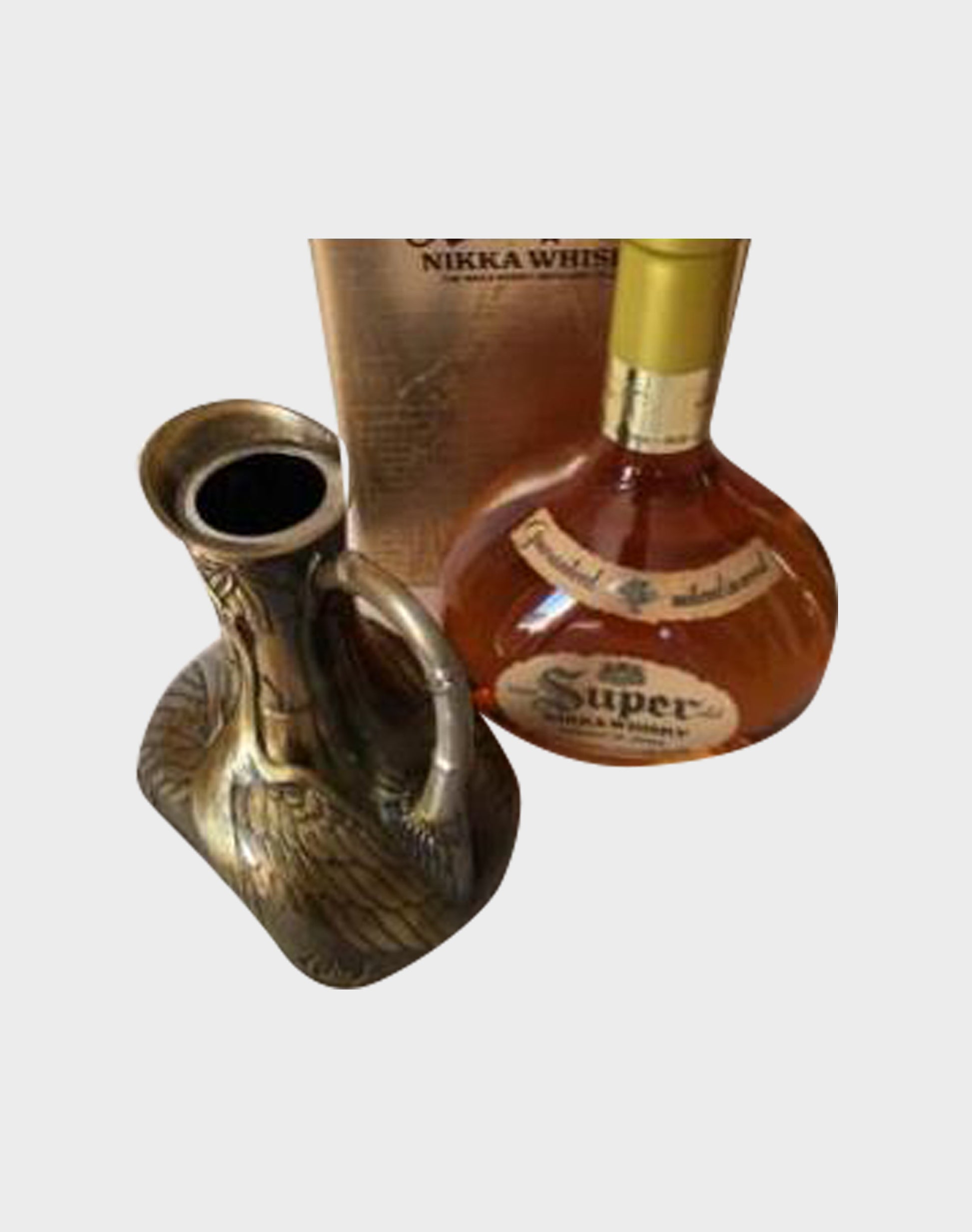 Nikka G&G Whisky Warlord Armor Figure Bottle Set