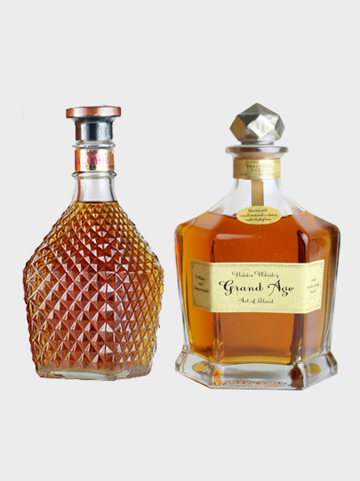 Nikka Grand Age Art of Blend  Monde Royal Crystal Bottling