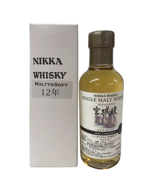 Nikka Miyagikyo Malty & Soft 12 Year Old 180ml