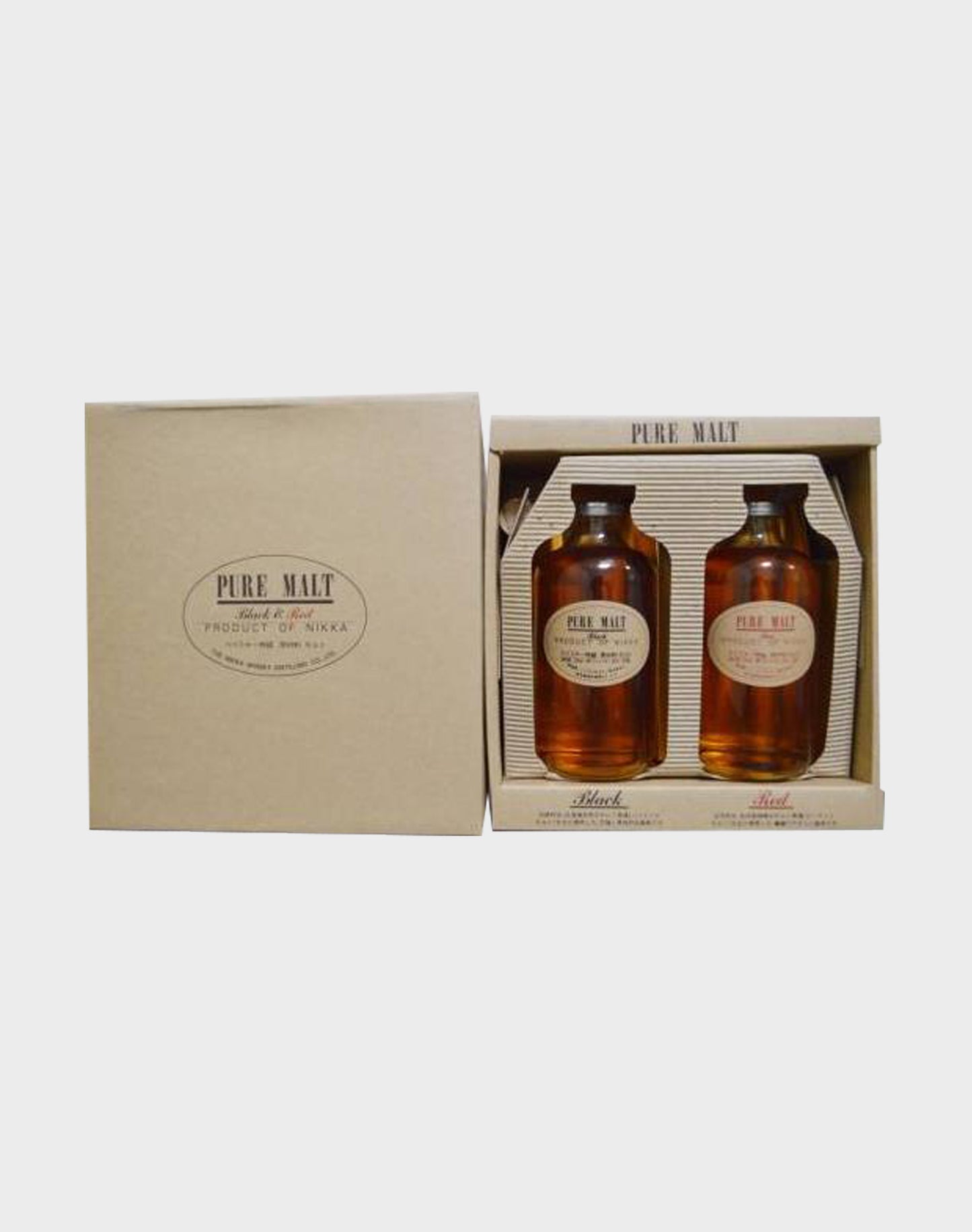 Nikka Pure Malt Black & Red Set