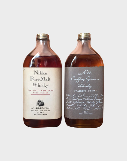 Nikka Pure Malt & Coffey Grain Sherry Cask Set