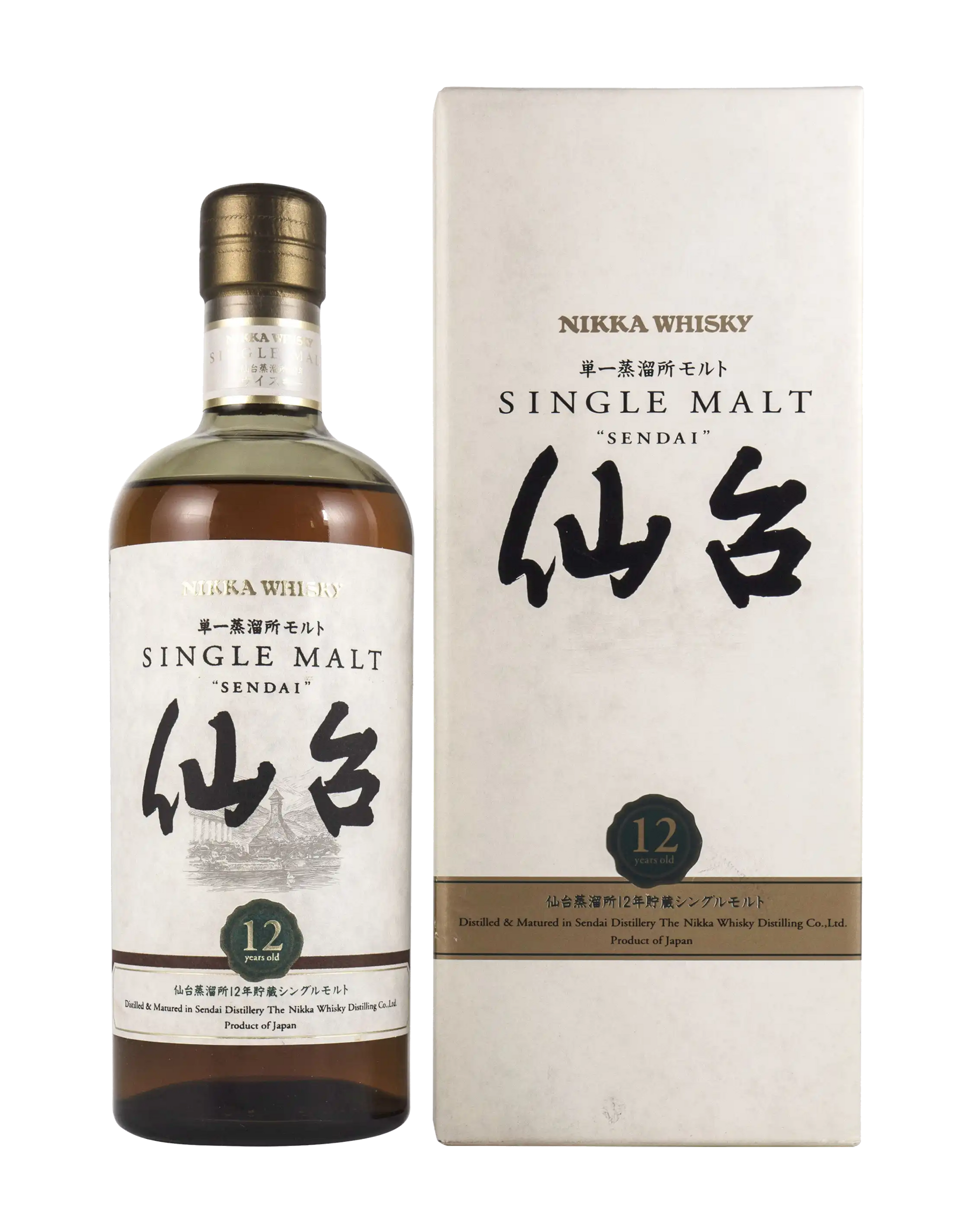 Nikka Sendai 12 Year Old Single Malt Final Version Old Whisky