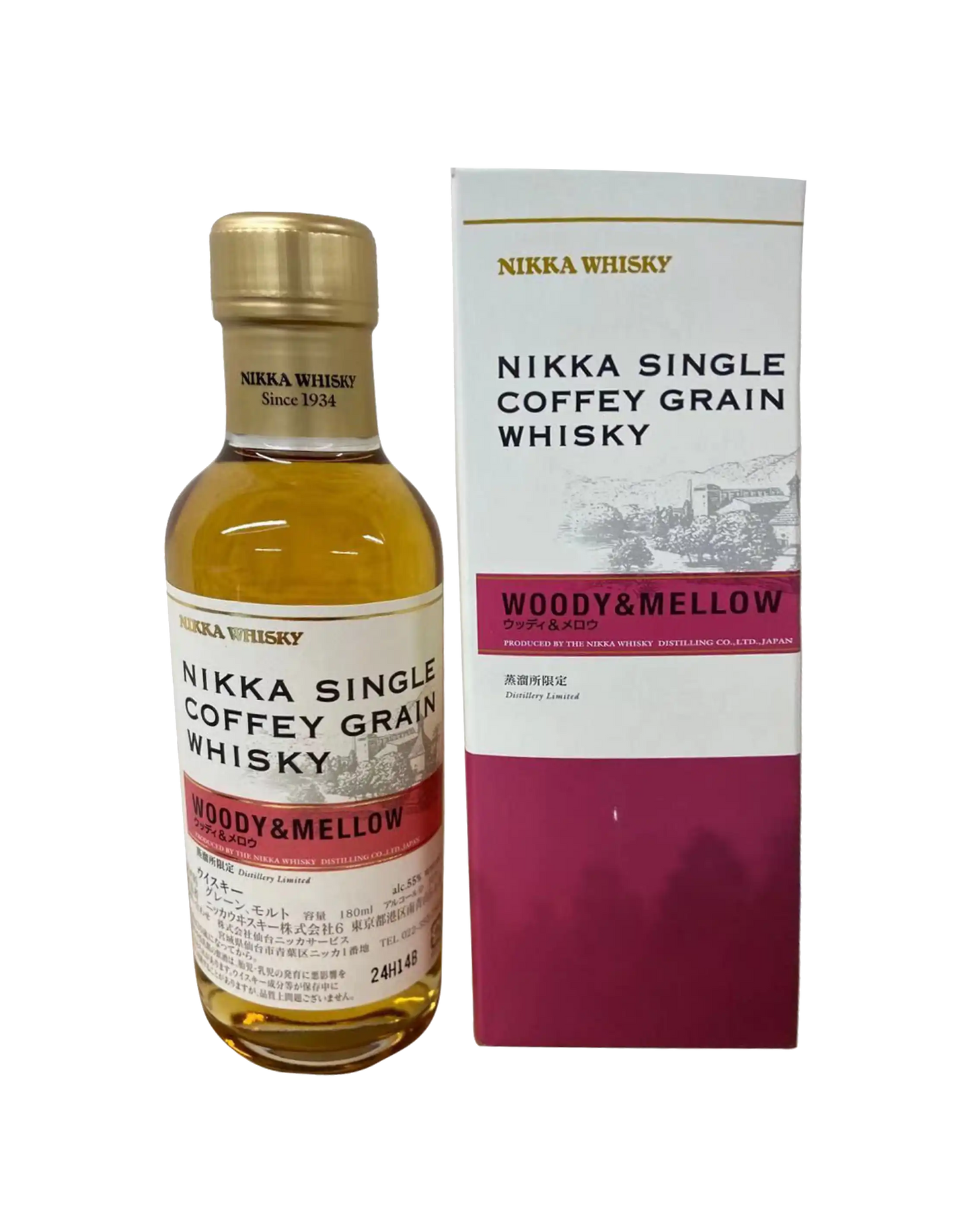 Nikka Single Malt Coffey Grain Whisky Woody & Mellow - 180ml