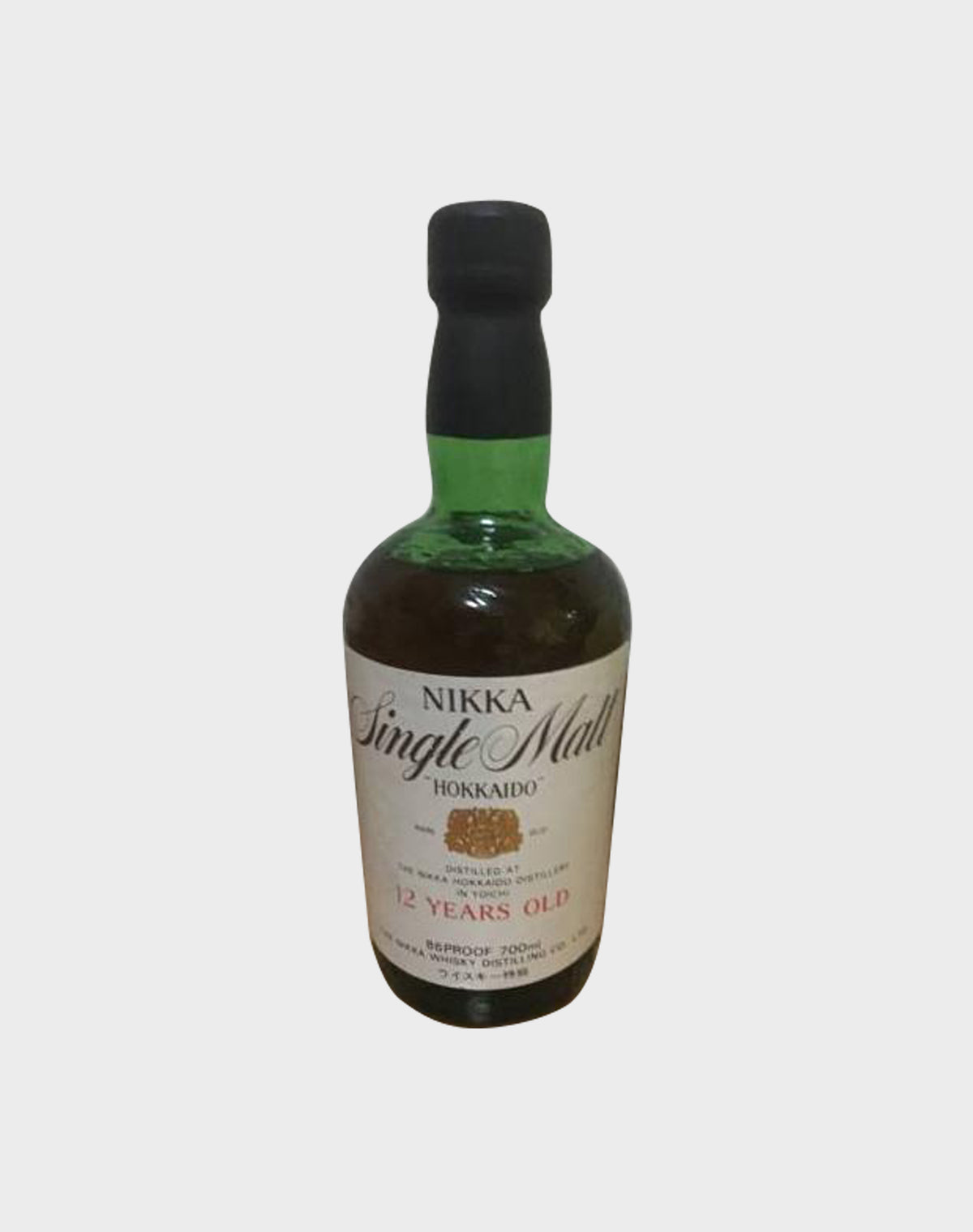 Nikka Single Malt Hokkaido 12 Year Old Whisky (no box)