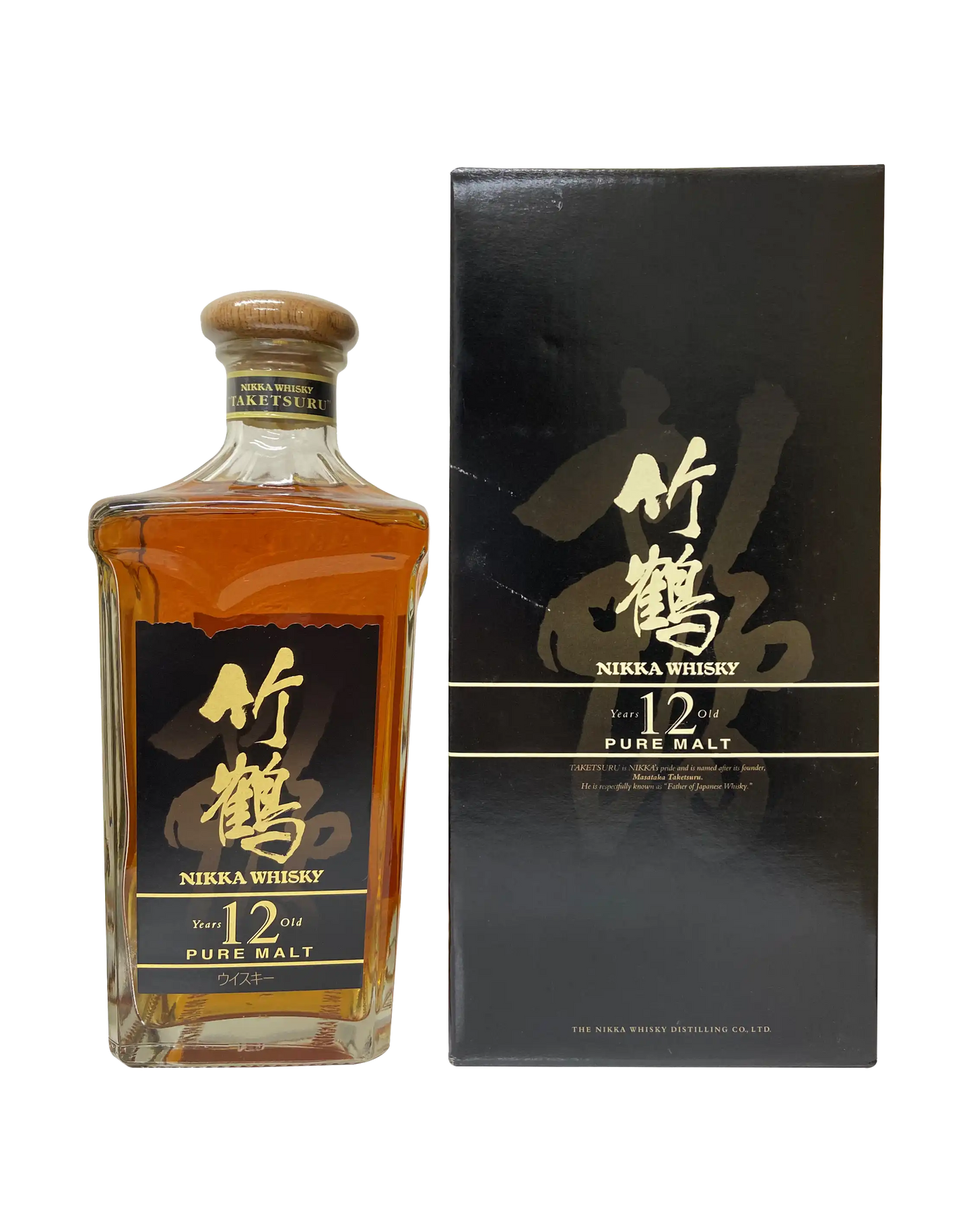 Nikka Taketsuru 12 Years Old Pure Malt Square Bottle