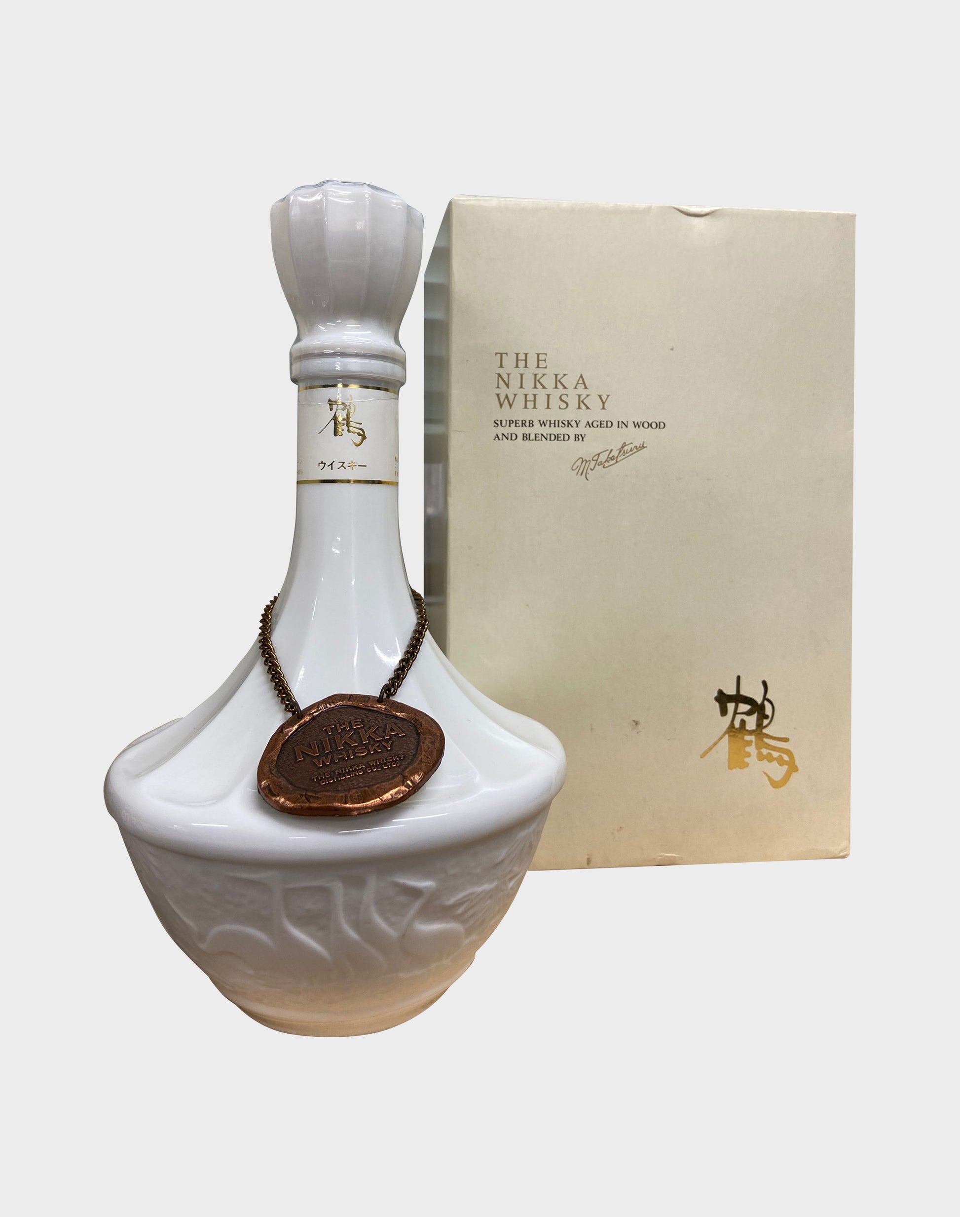 Nikka Tsuru White Ceramic Bottle NAS