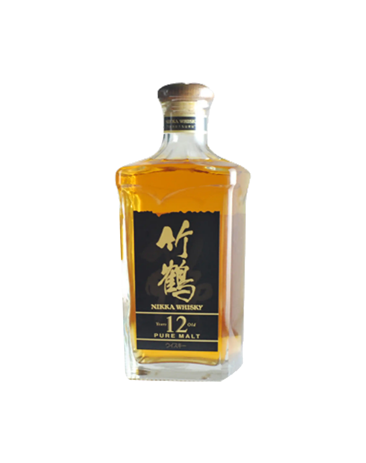 Nikka Whisky Pure Malt 12 Year Old Square Bottle (No Box)