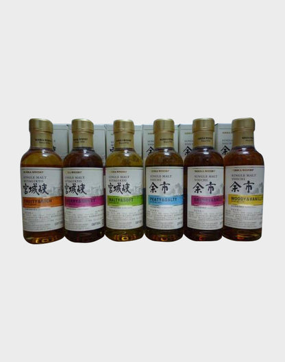 Nikka Yoichi Miyagikyo 6 Bottle Set 180ml