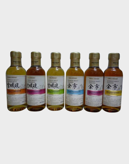 Nikka Yoichi Miyagikyo 6 Bottle Set 180ml