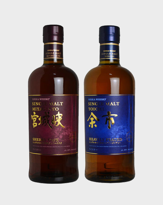 Nikka Single Malt Yoichi and Miyagikyo Set