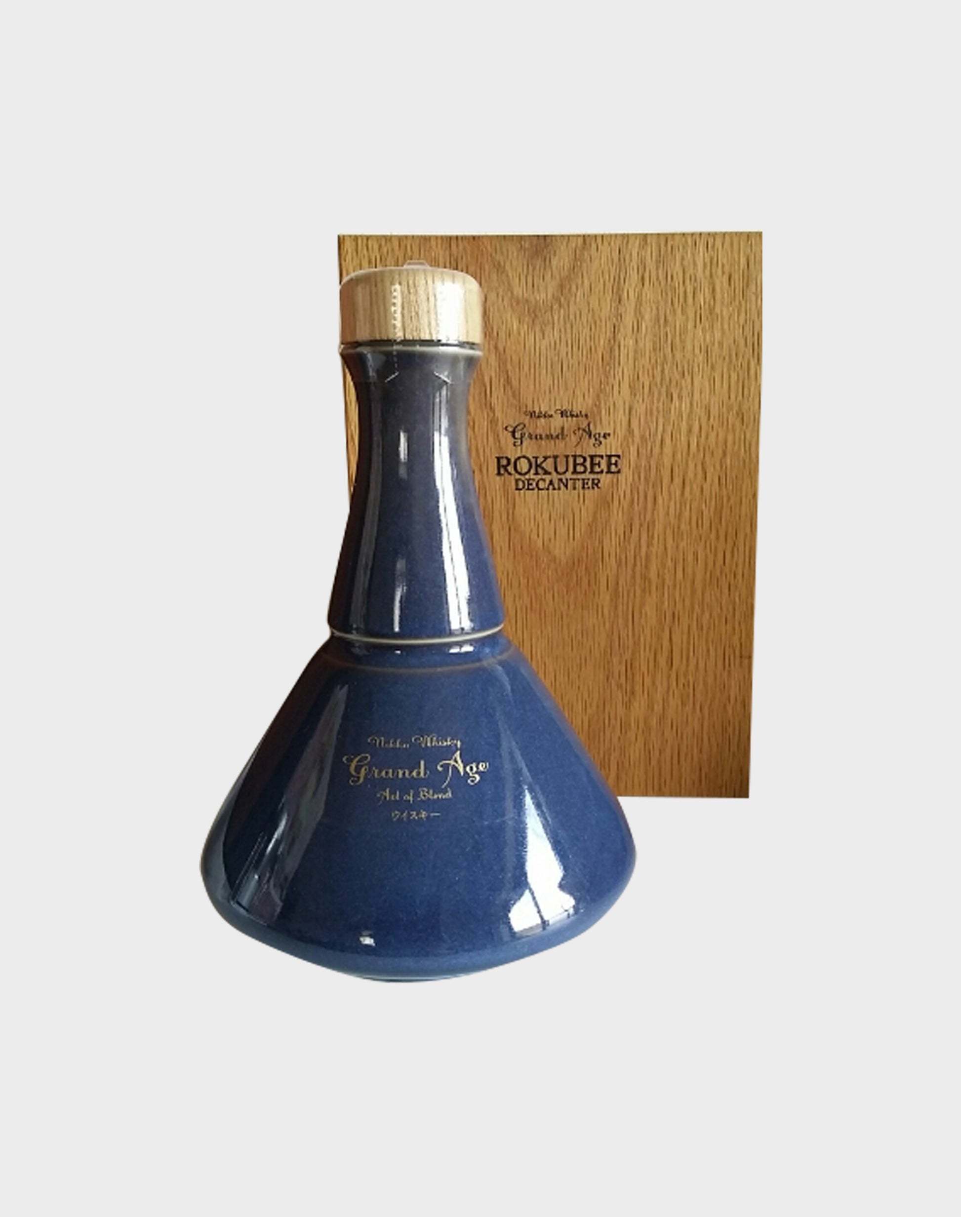 Nikka Whisky Grand Age ROKUBEE Decanter Old Whisky