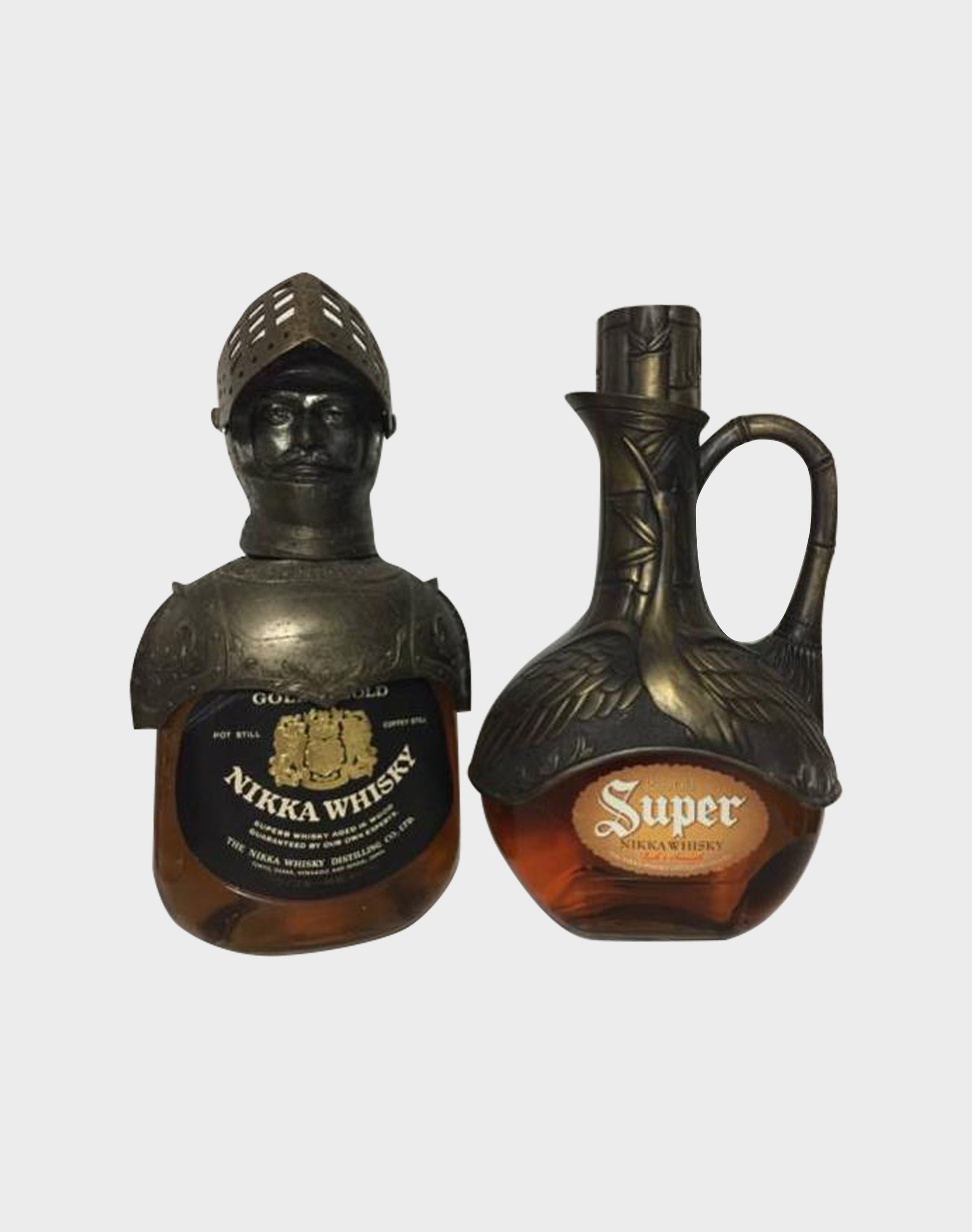 Nikka Whisky & Super Nikka Whisky with armors Set