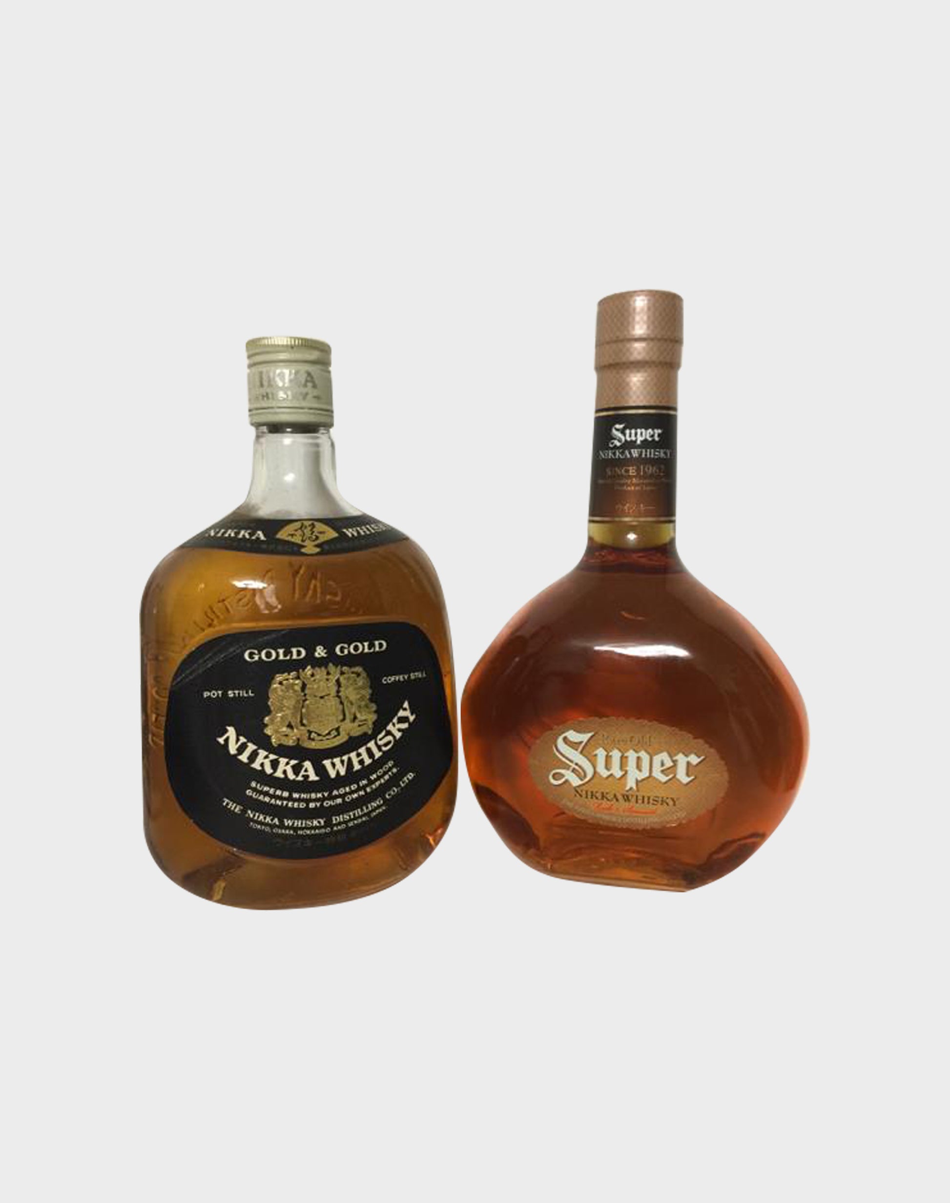 Nikka Whisky & Super Nikka Whisky with armors Set