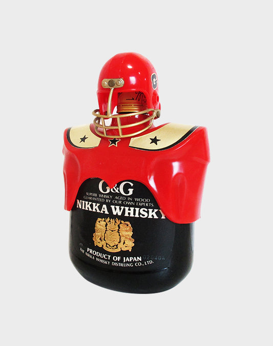 Nikka G & G Whisky with American Football Bottle Holder