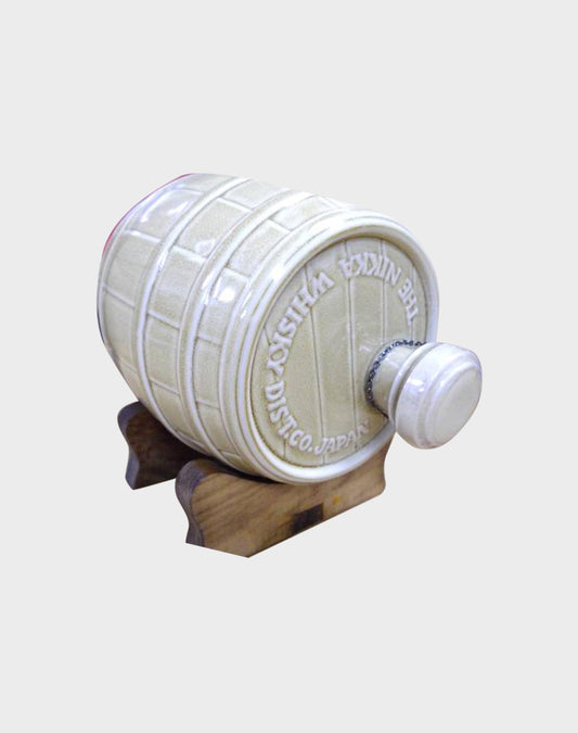 Nikka Whisky Barrel Shape Ceramic Bottle