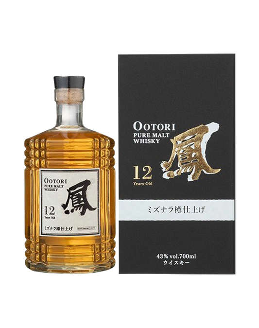 Ootori Pure Malt 12 Years Old Mizunara Finish