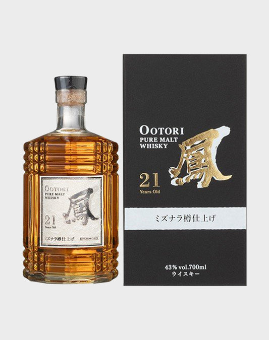 Ootori Pure Malt 21 Years Old Mizunara Finish