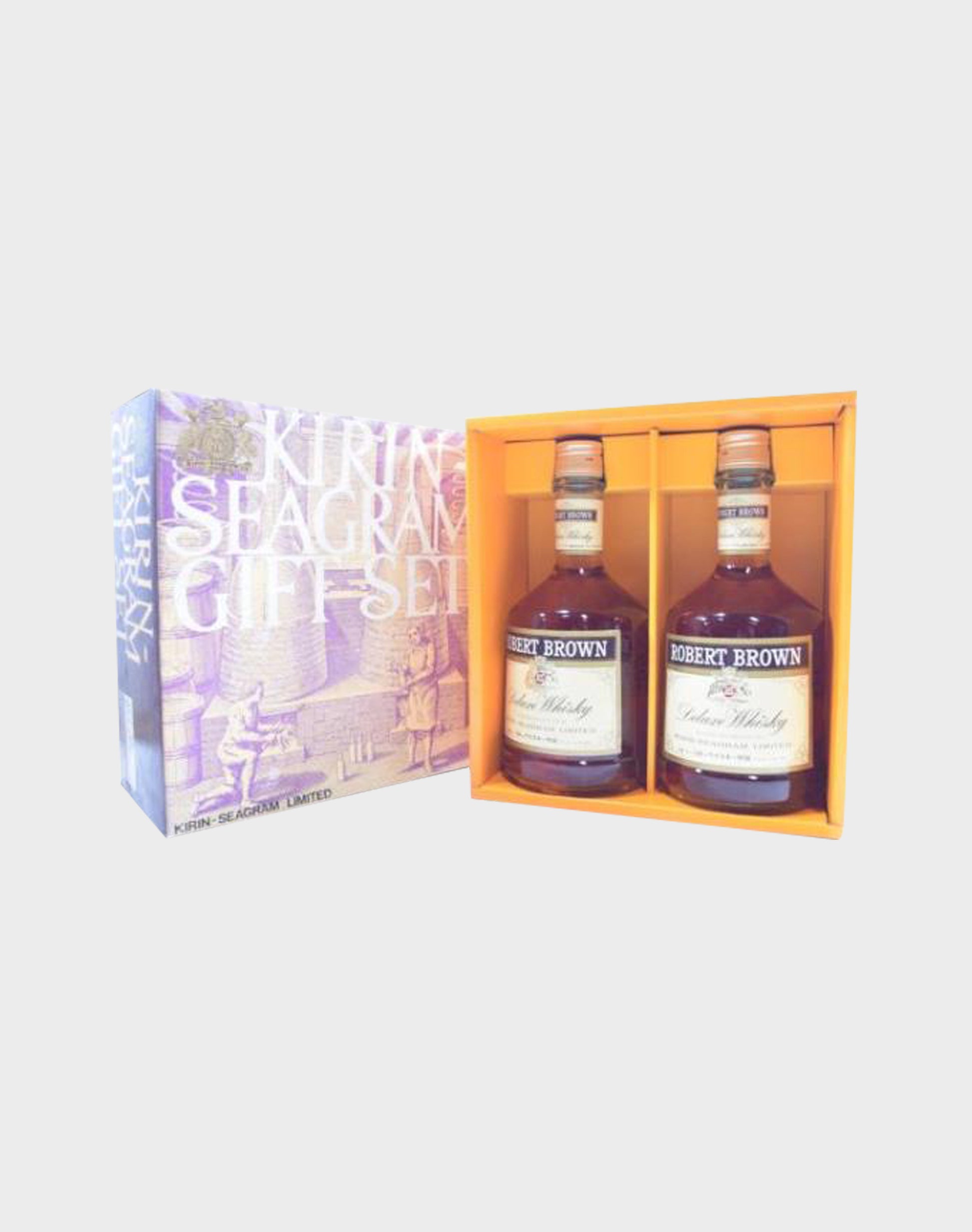 Robert Brown Deluxe Whisky 2 Bottle Set