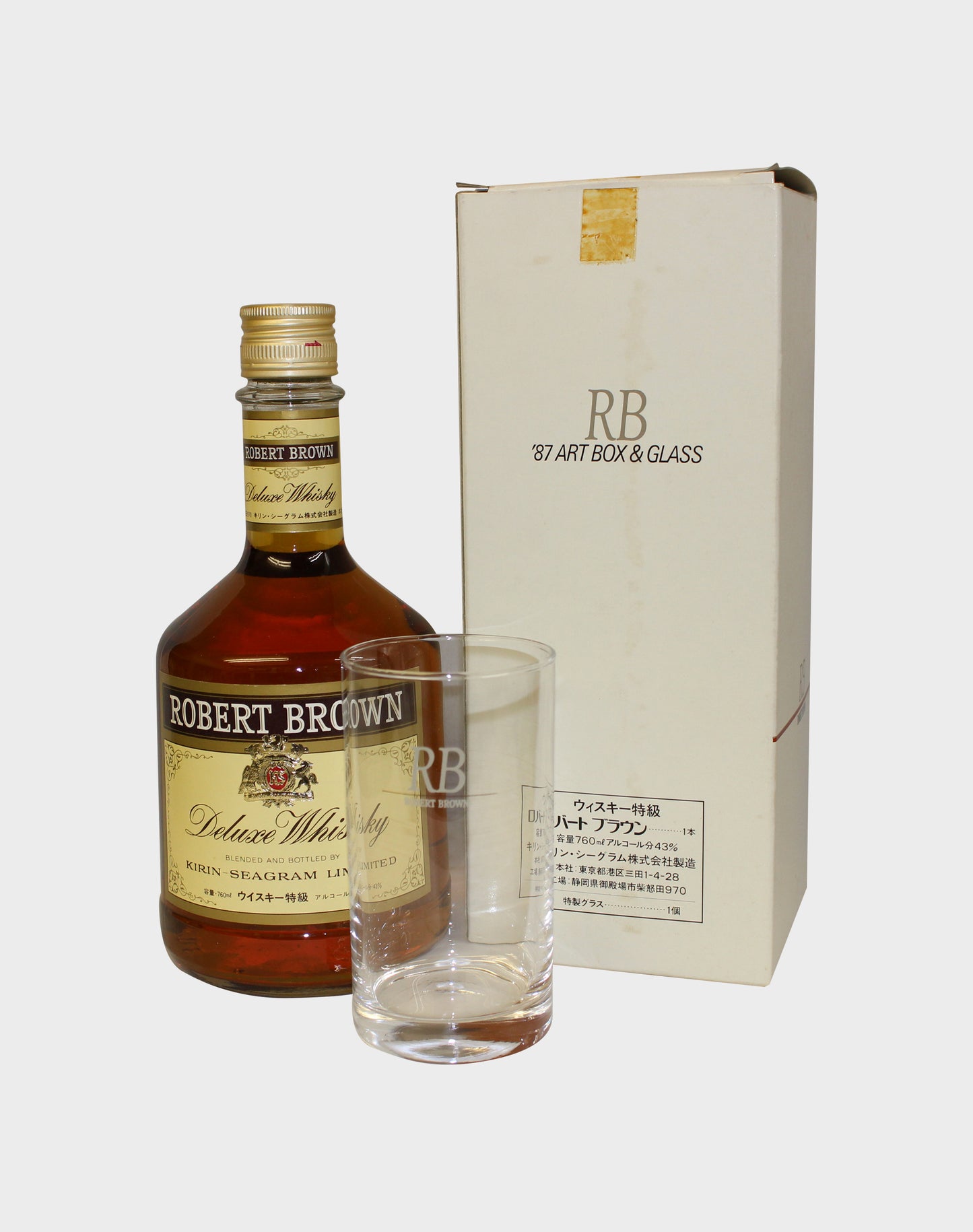 Kirin-Seagram Robert Brown with Special Glass