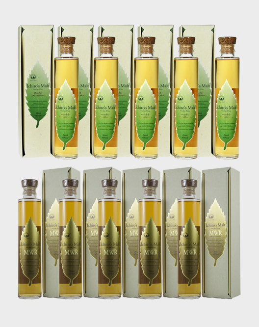 Ichiro's Malt Set (Double Distilled 5 bottles & MWR 5 bottles) 200ml each
