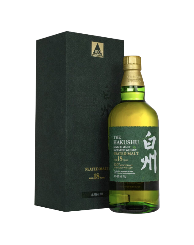 Suntory Hakushu 18 Years Old Peated Malt 100th Anniversary