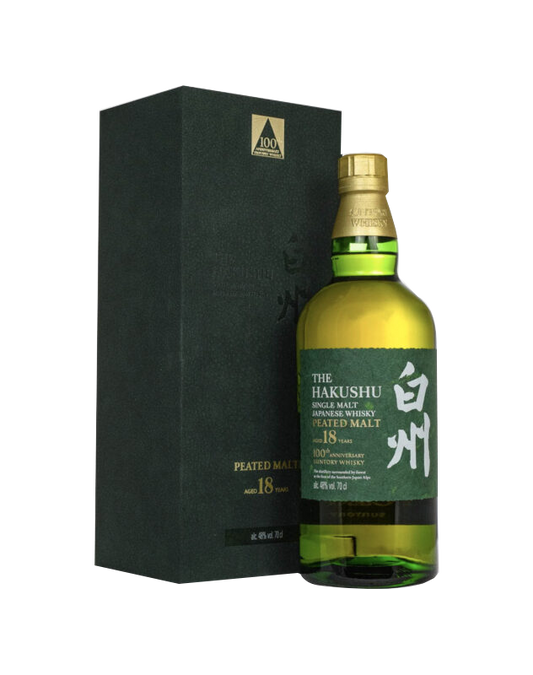 Suntory Hakushu 18 Years Old Peated Malt 100th Anniversary