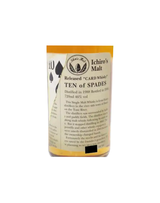 Ichiro’s Malt – Ten Of Spades (Price Upon Request)