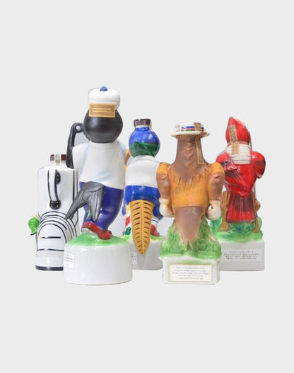 Suntory Open Golf Memorial Bottle Whisky - Pottery Bird Set