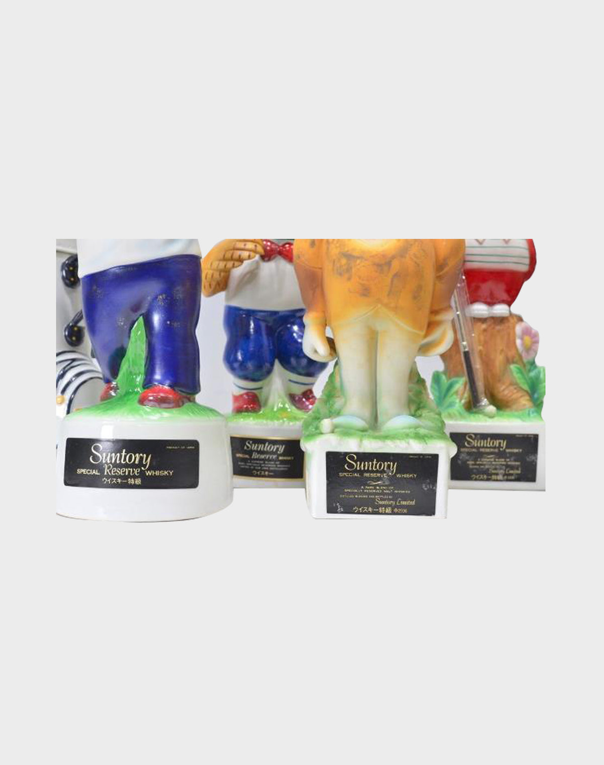 Suntory Open Golf Memorial Bottle Whisky - Pottery Bird Set