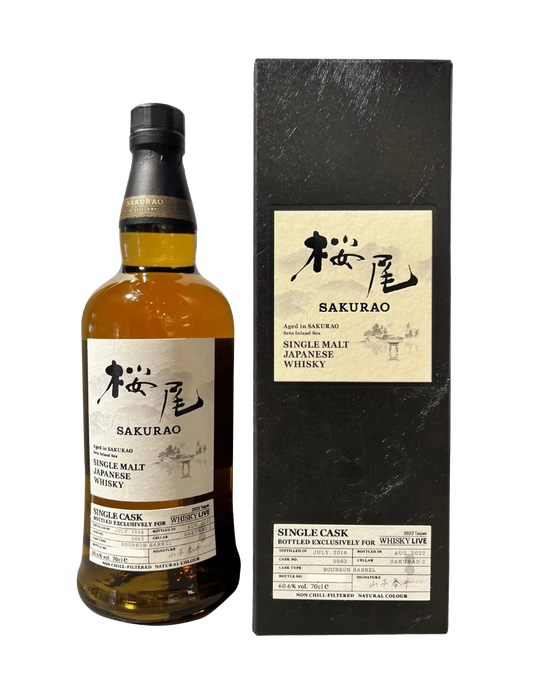 Sakurao 2018-2022 ex-Bourbon Single Cask #5083