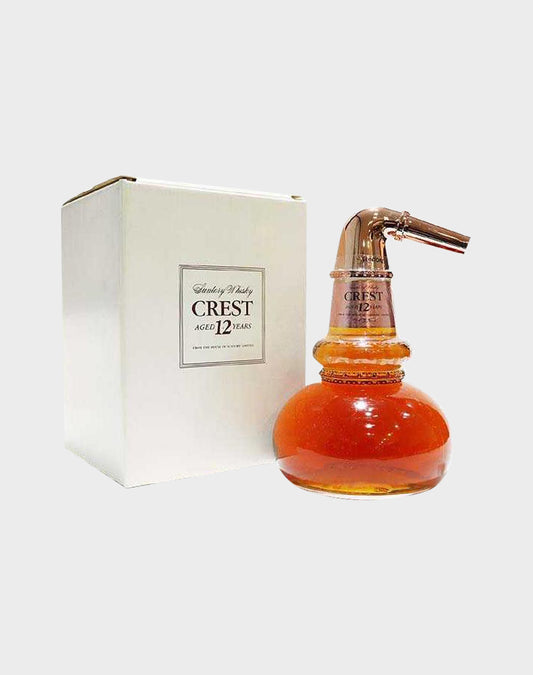 Suntory Whisky Crest 12 Year Old Pot Still Bottle