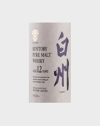Suntory Hakushu 12 Year Old Pure Malt Whisky