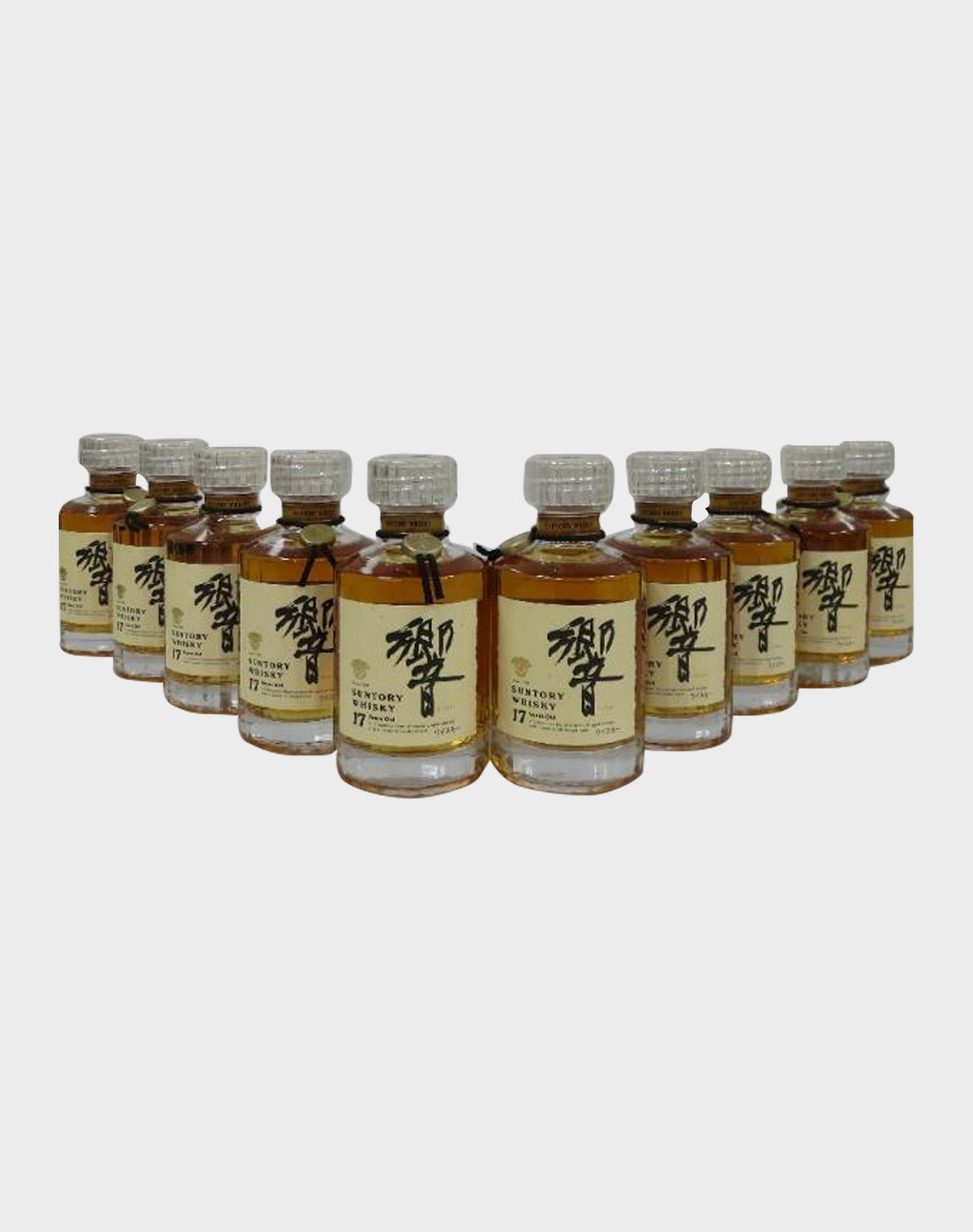 Suntory Hibiki 17 Year Old 180ml Set (10 bottles)