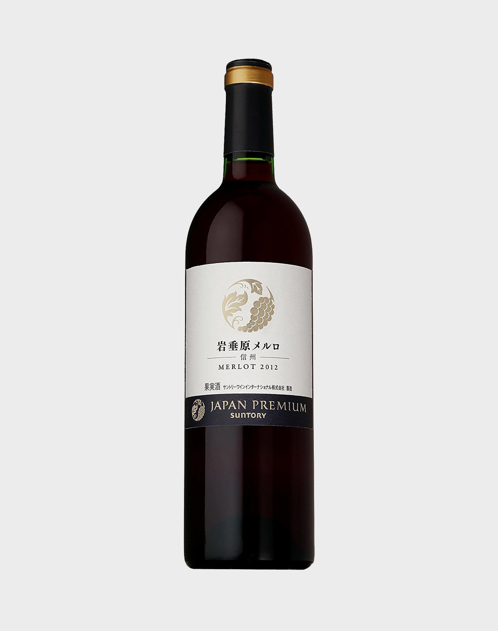 Suntory Japan Premium Iwadarehara Merlot 2012