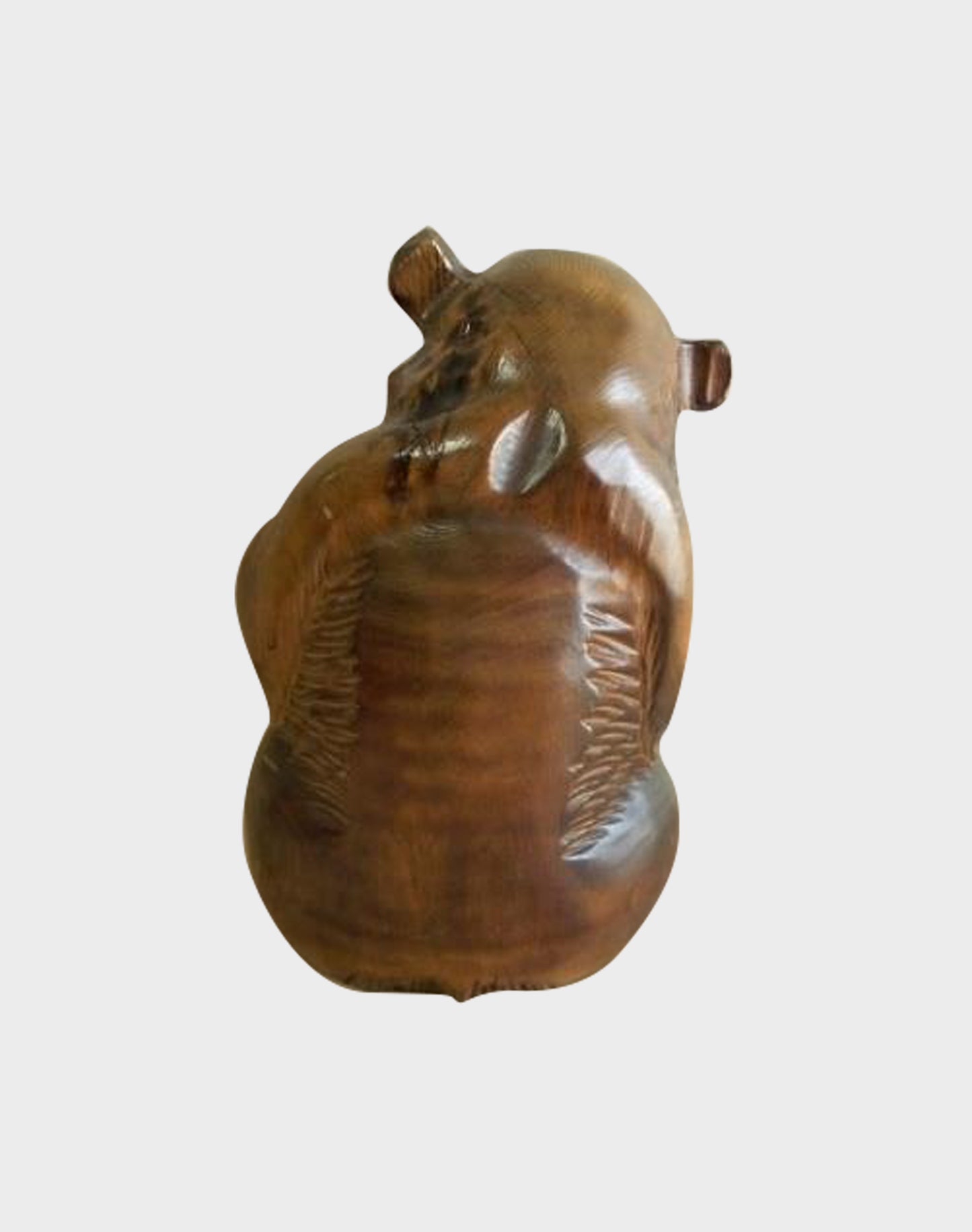 Wooden Bear Holder for Suntory Old (Whisky not included)