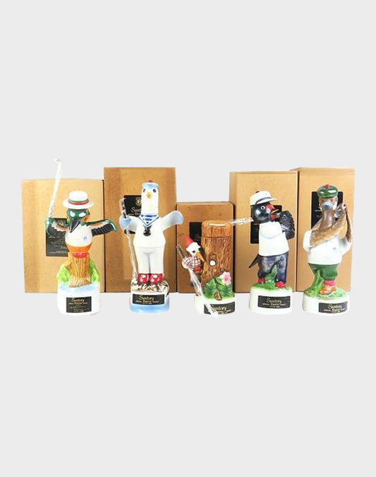 Suntory Open Golf Memorial Bottle Whisky – Pottery Bird Set# 3