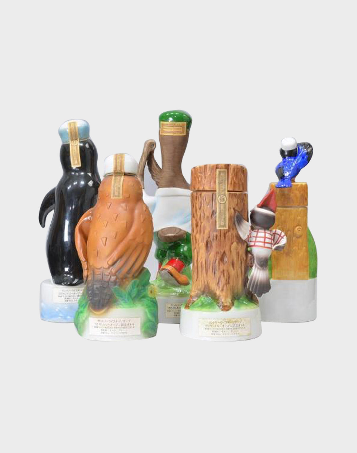 Suntory Open Golf Memorial Bottle Whisky – Pottery Bird Set