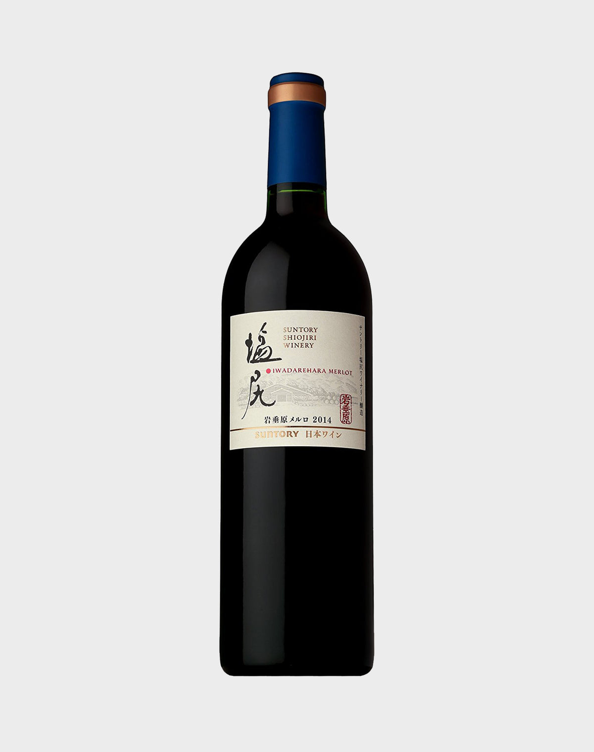Suntory Shiojiri Winery Iwadarehara Merlot 2014