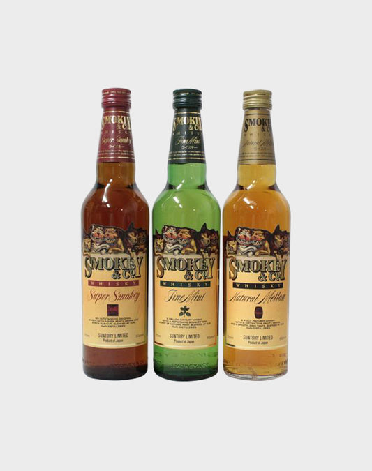 Suntory Smokey & Co. Whisky 3 Bottle Set