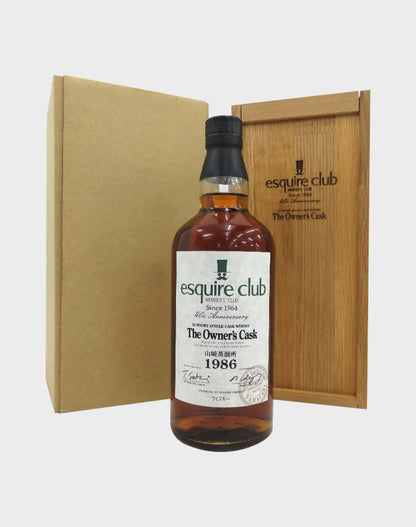 Suntory The Owner’s Cask 1986 Single Cask - Esquire Club