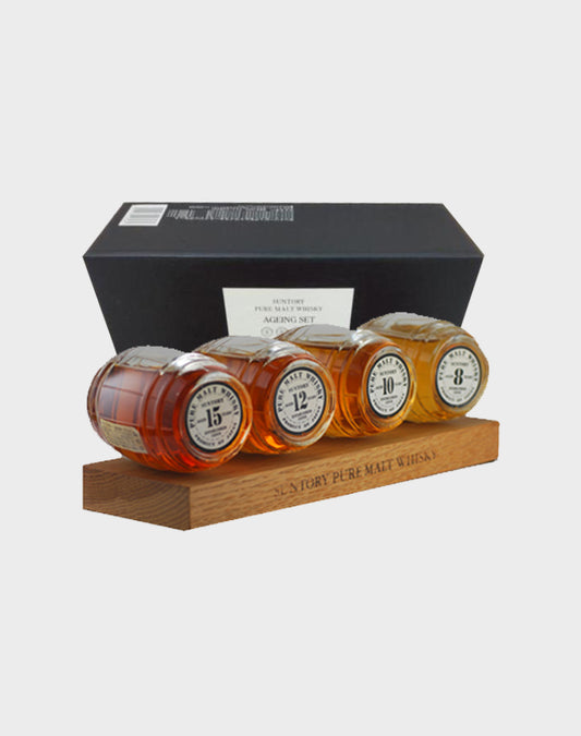 Suntory Whisky Barrel 4 bottles set with Box