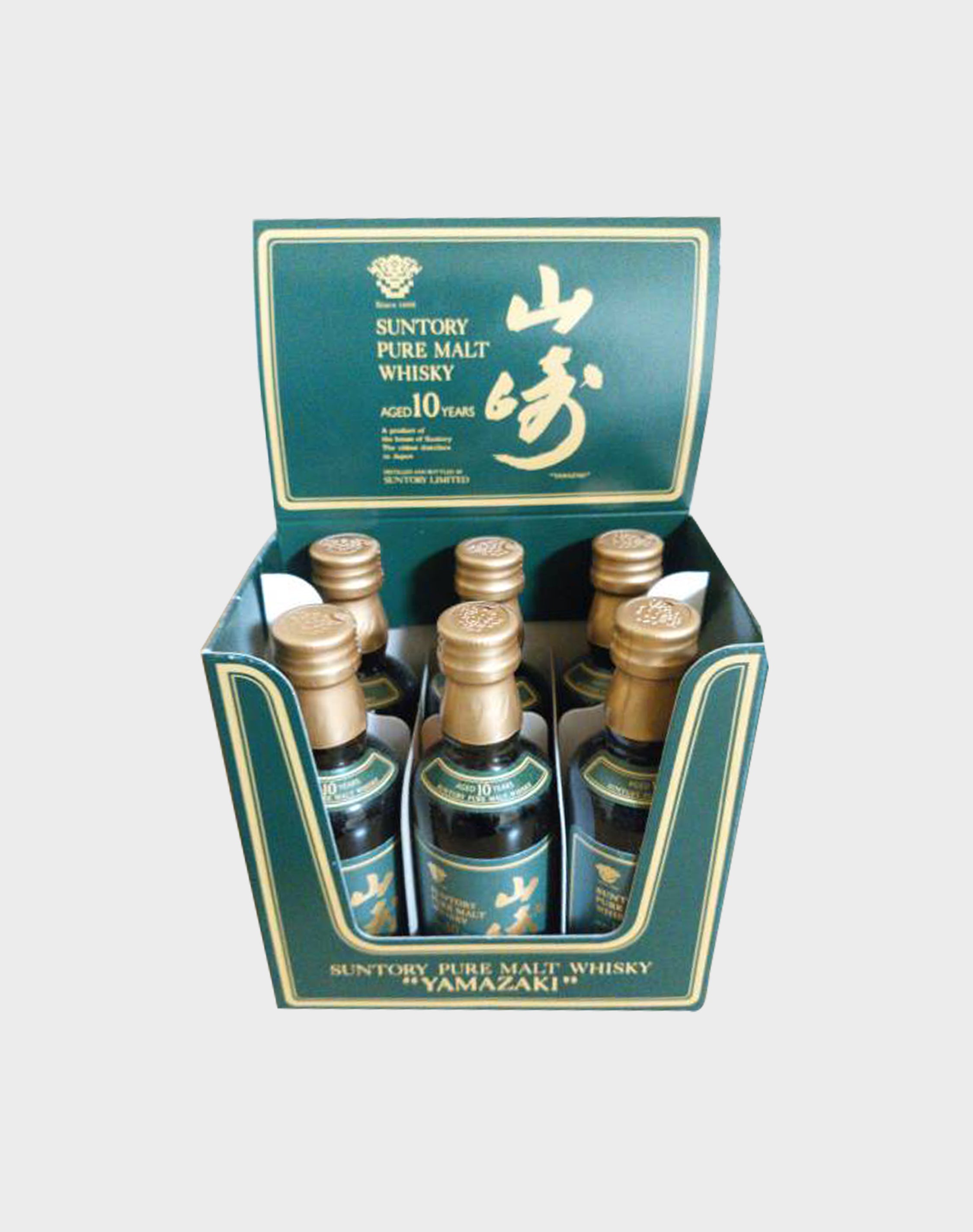 Suntory Yamazaki 10 Year Old Green Label Miniature Set (6 bottles) |  Japanese Whisky | Dekantā – dekantā