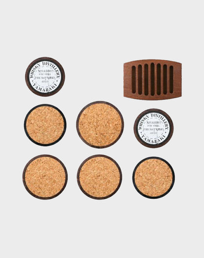 Suntory Yamazaki Wood Cork Coaster