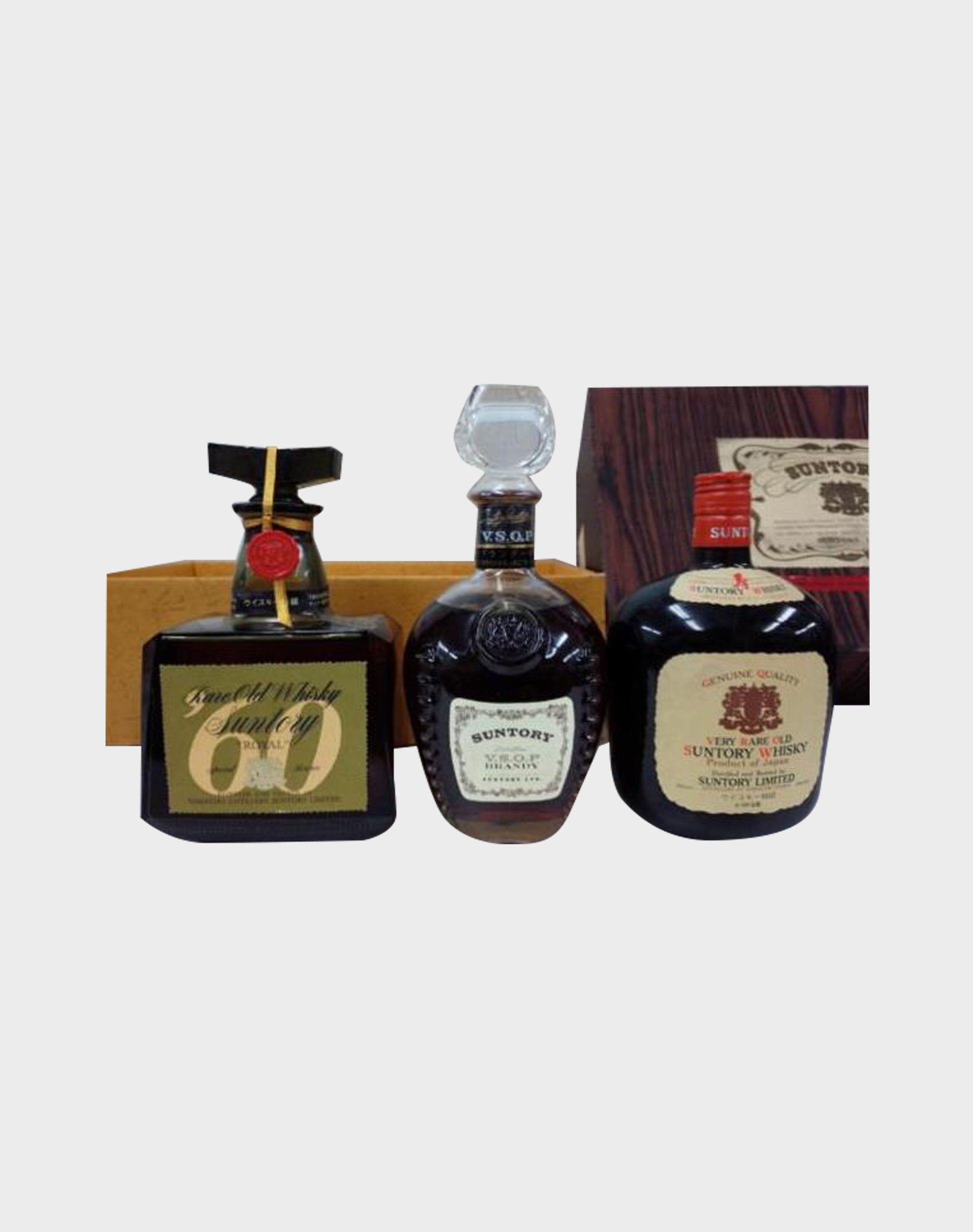 Suntory Royal , Suntory Old, Suntory V.S.O.P brandy Set