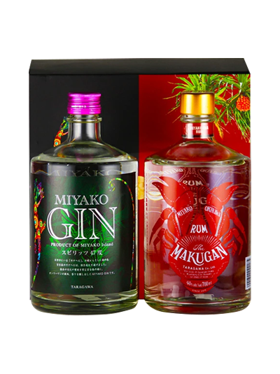 Taragawa Rum Makugan and Miyako Gin Set