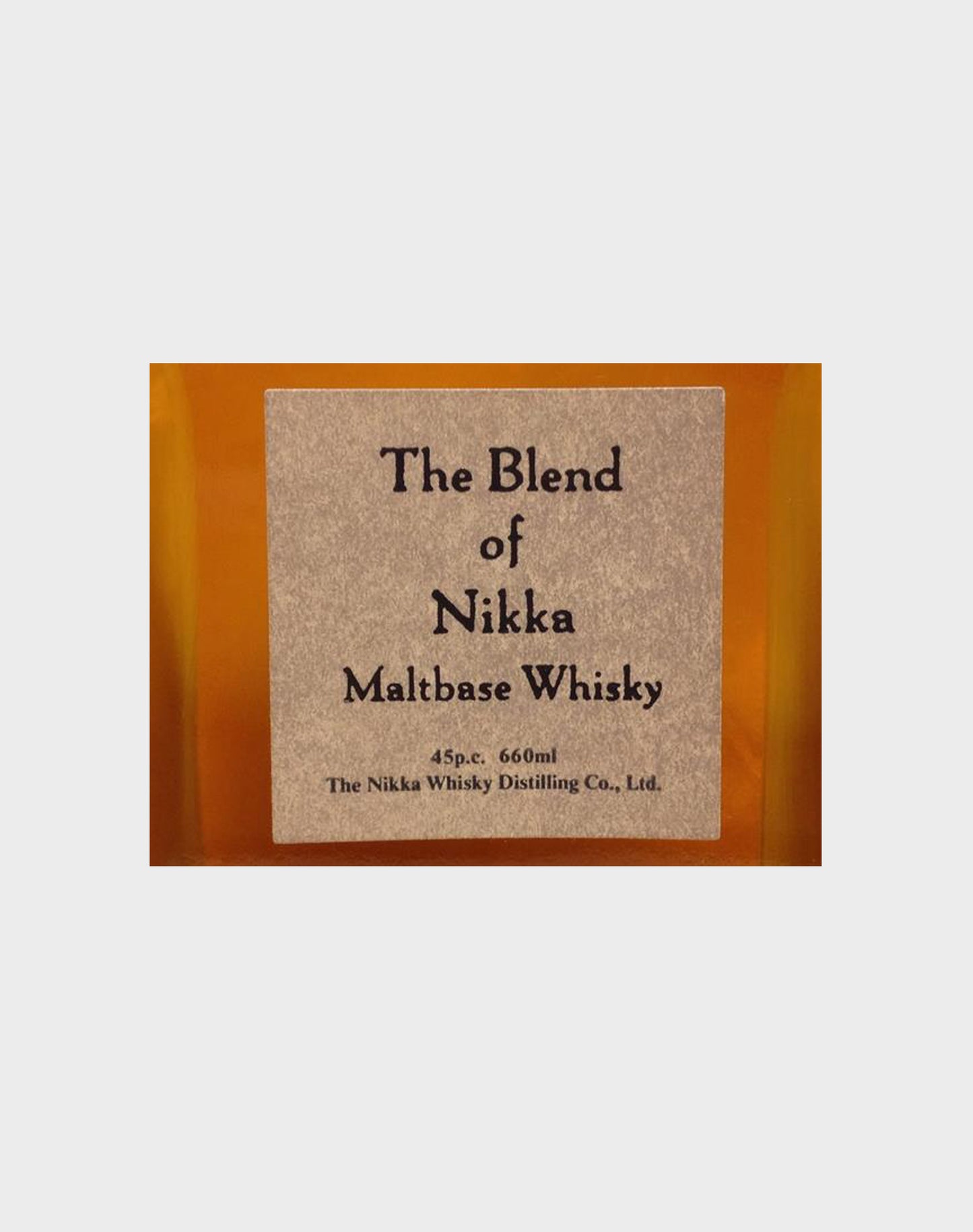 The Blend of Nikka Maltbase Whisky (with box)