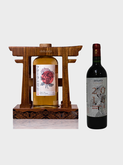 The Kikou Japanese Whisky  Geisha Neko Red Wine