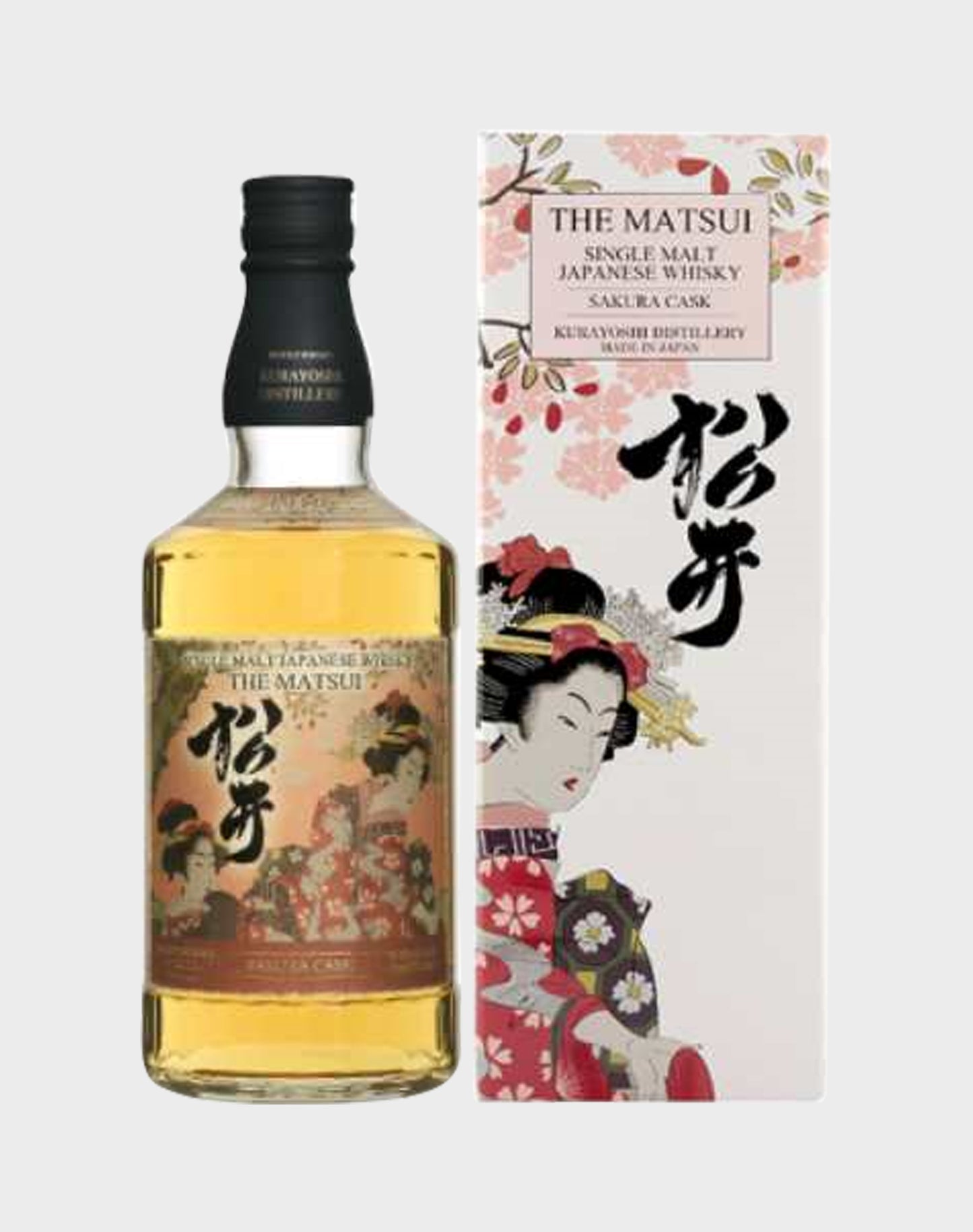 The Matsui 'Sakura Cask' Single Malt Geisha Label