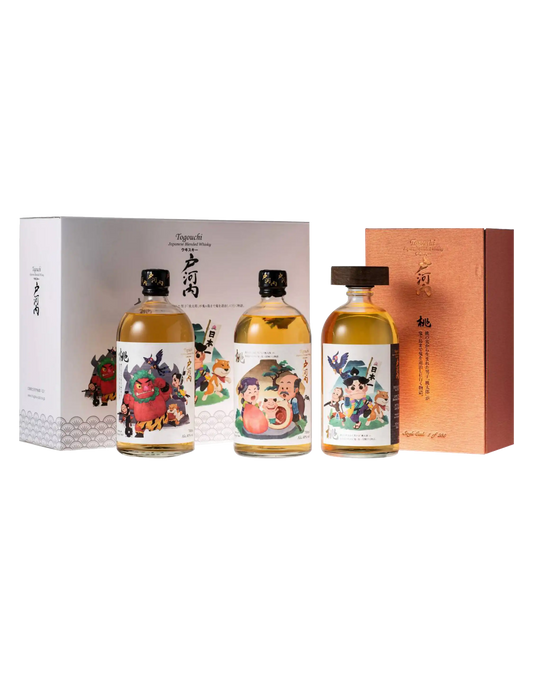 Togouchi "Momotarō" Special Limited Edition Set with Single Cask